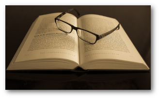 Book and Reading Glasses