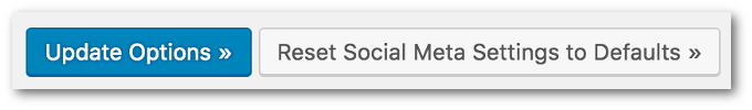 All In One SEO Update Options
