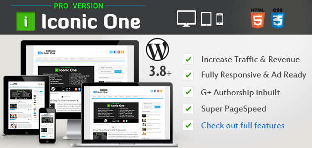 Themonic Iconic One Pro Responsive WordPress Theme