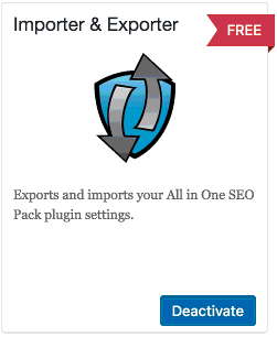 All In One SEO Importer & Exporter